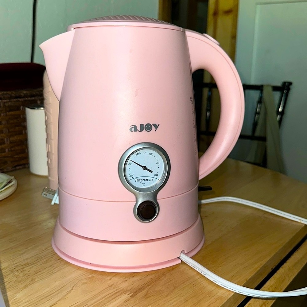 AJOY pink electric kettle
